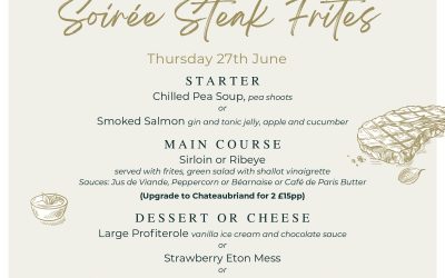 Soirée Steak Frites is Back This Thursday and Friday