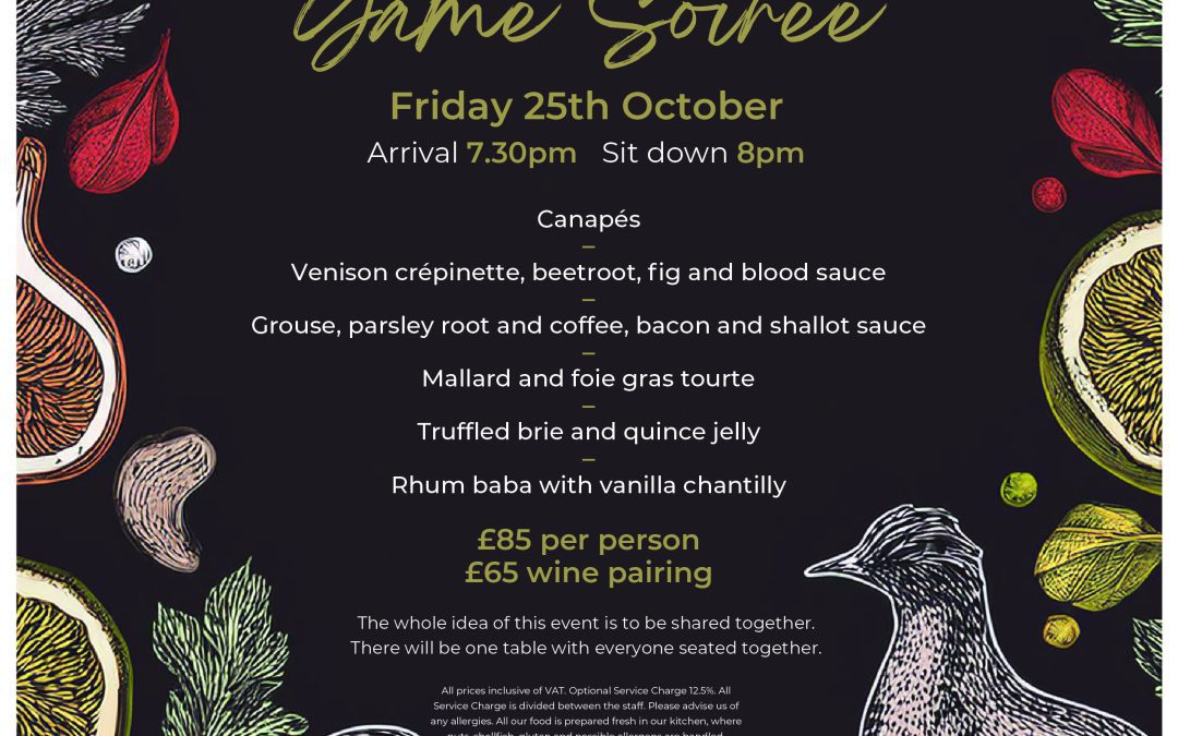 Last Tables Remaining for the Game Soiree